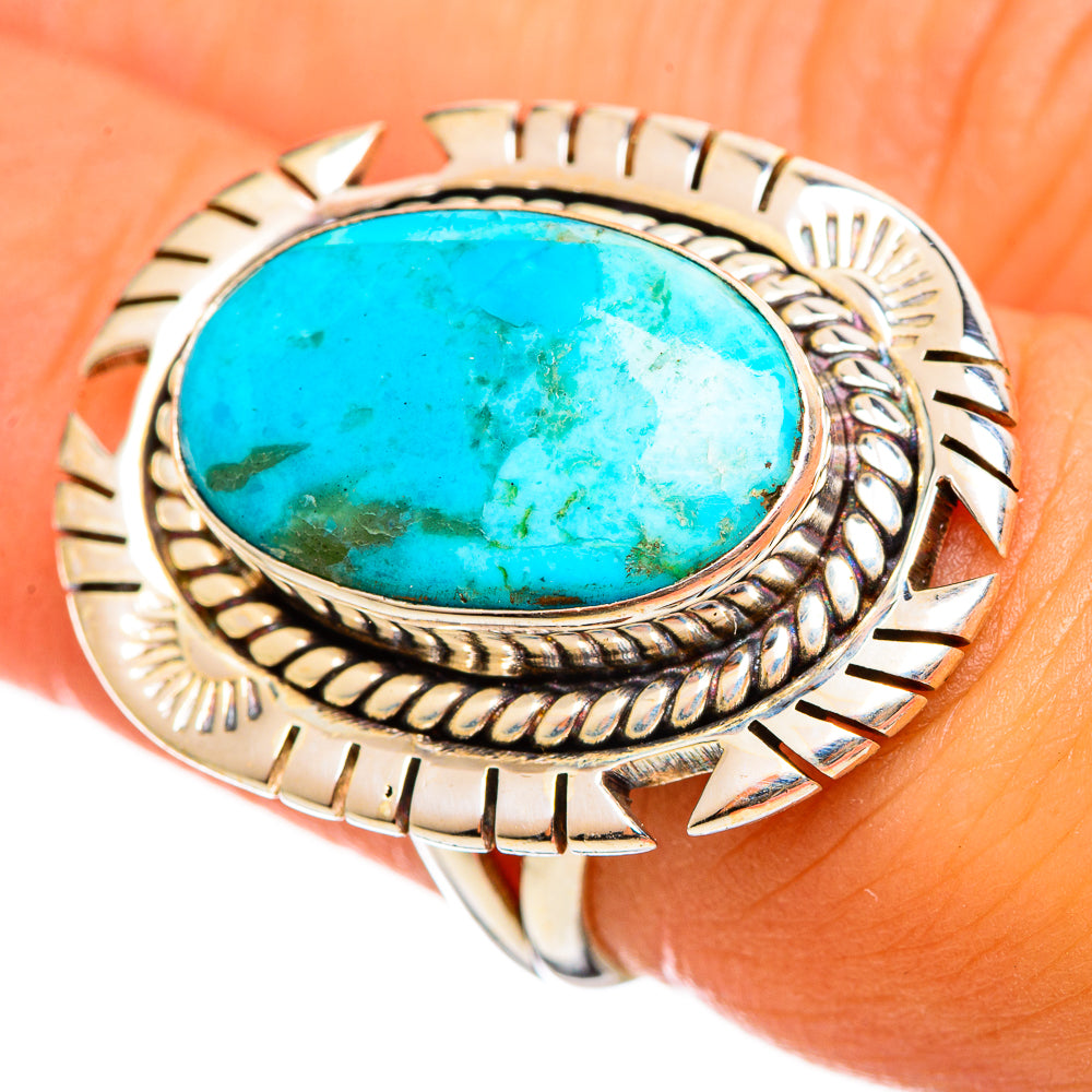 Chrysocolla Rings handcrafted by Anasilvercos - RING114551