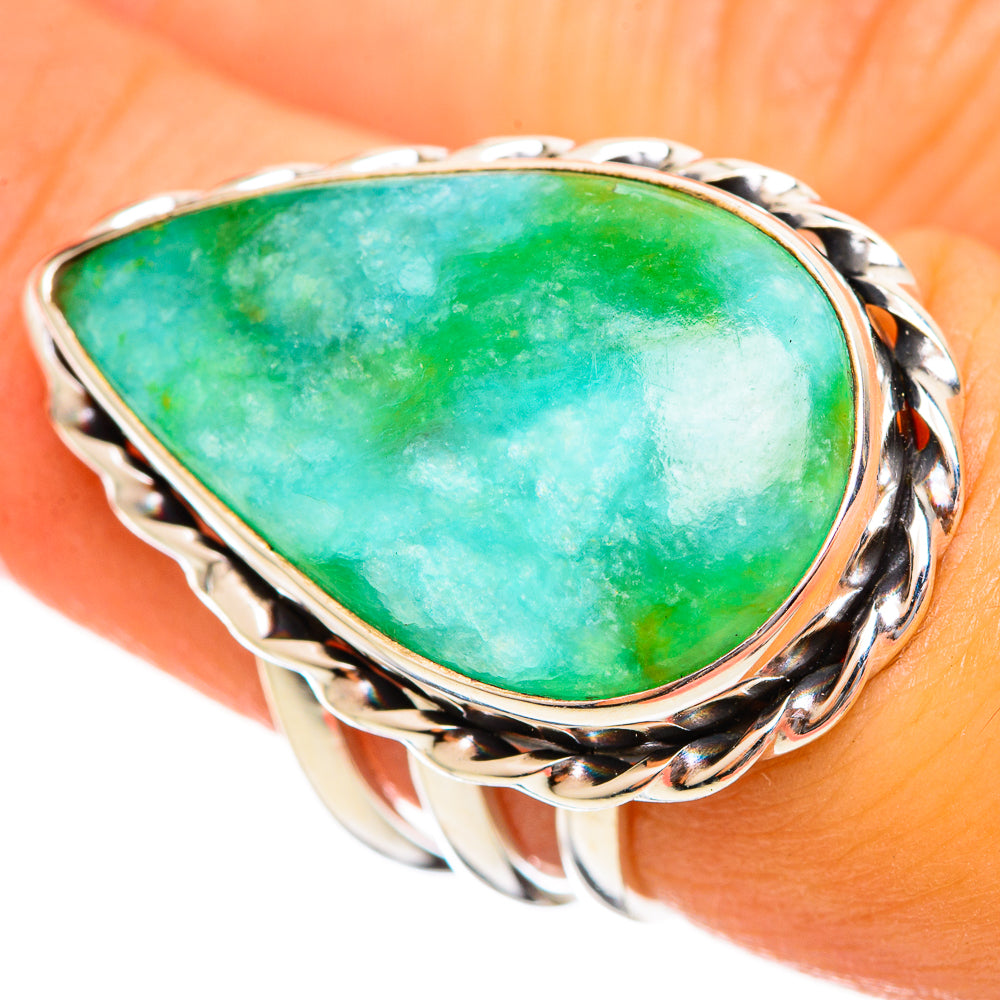 Peruvian Opal Rings handcrafted by Anasilvercos - RING114552