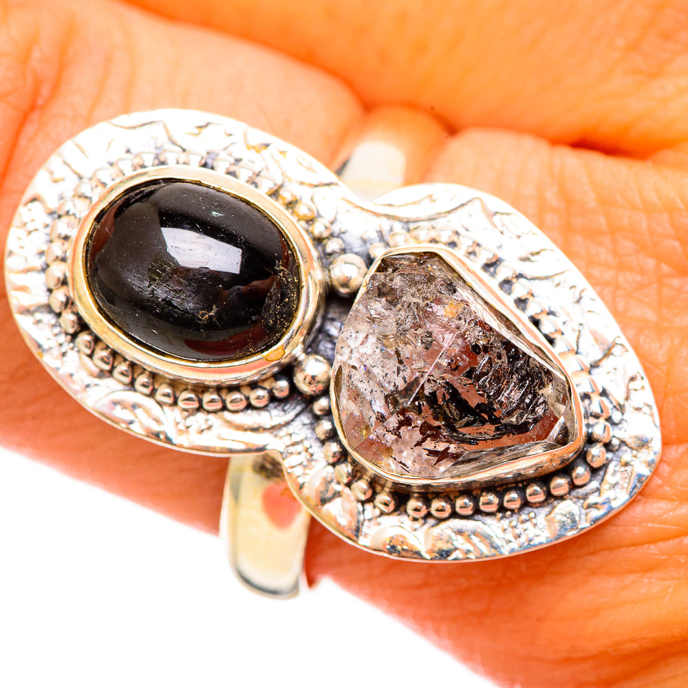 Herkimer Diamond Rings handcrafted by Anasilvercos - RING114566