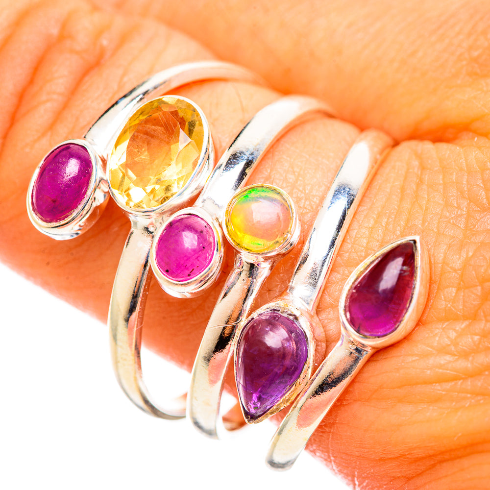 Multi-Stone Rings handcrafted by Anasilvercos - RING114569