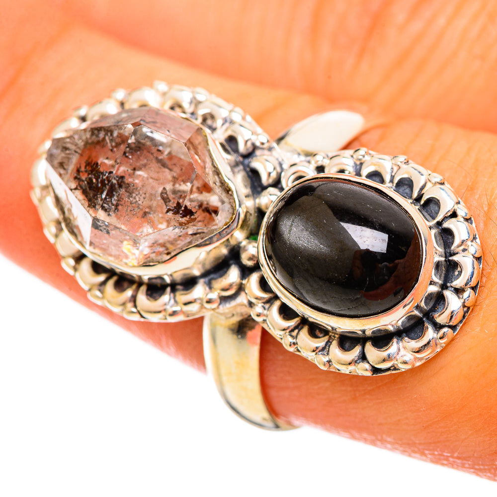 Herkimer Diamond Rings handcrafted by Anasilvercos - RING114600