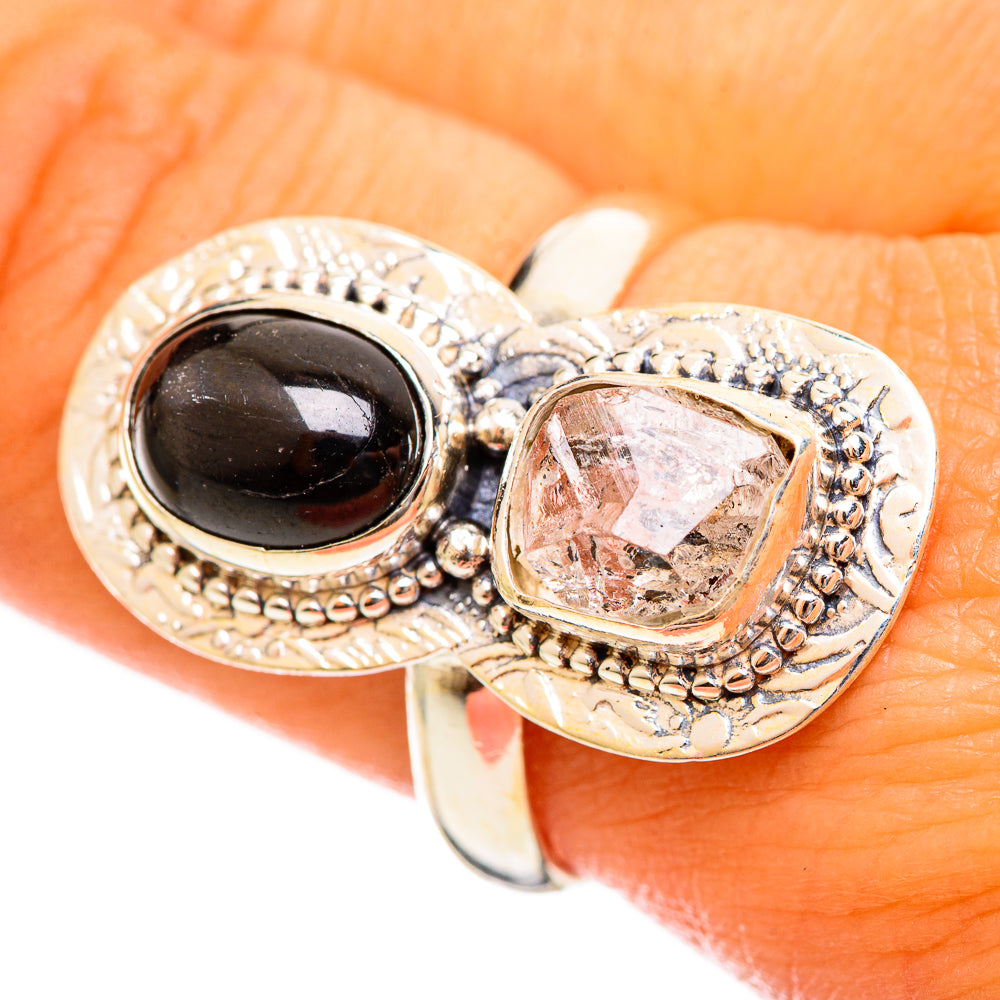 Herkimer Diamond Rings handcrafted by Anasilvercos - RING114601