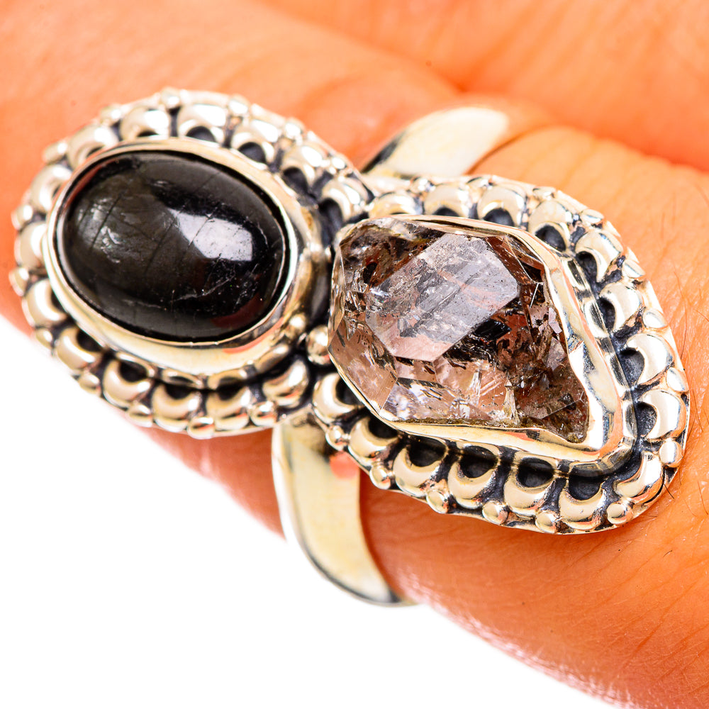 Herkimer Diamond Rings handcrafted by Anasilvercos - RING114618