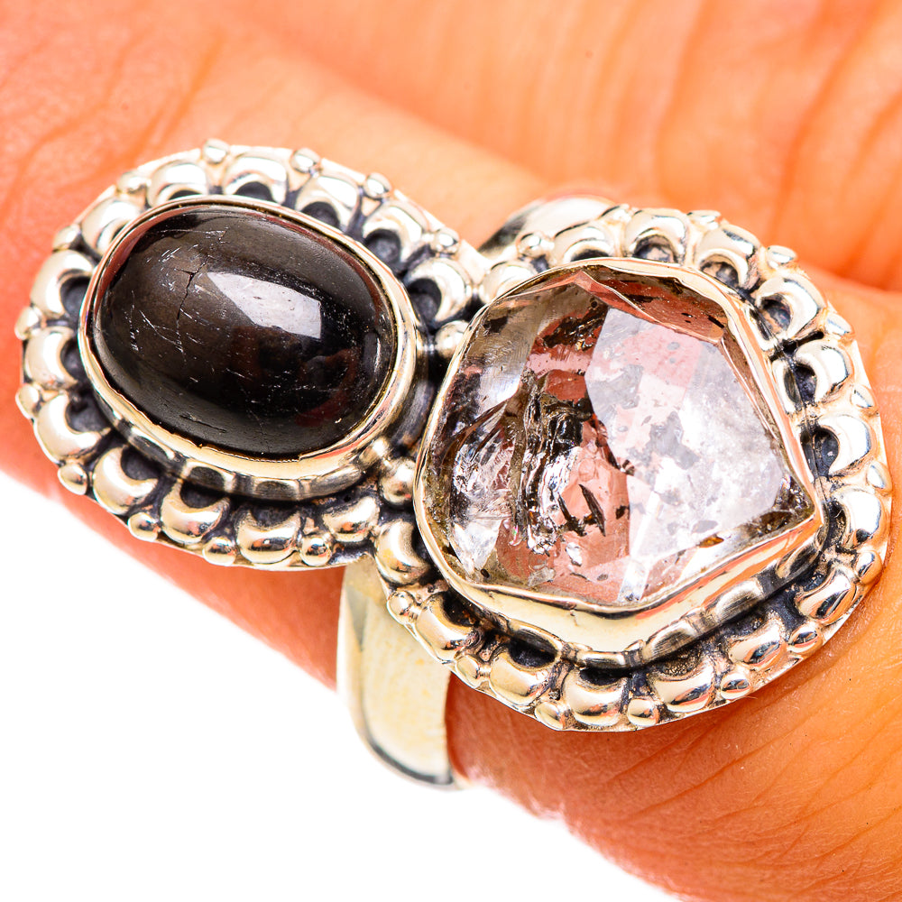 Herkimer Diamond Rings handcrafted by Anasilvercos - RING114619
