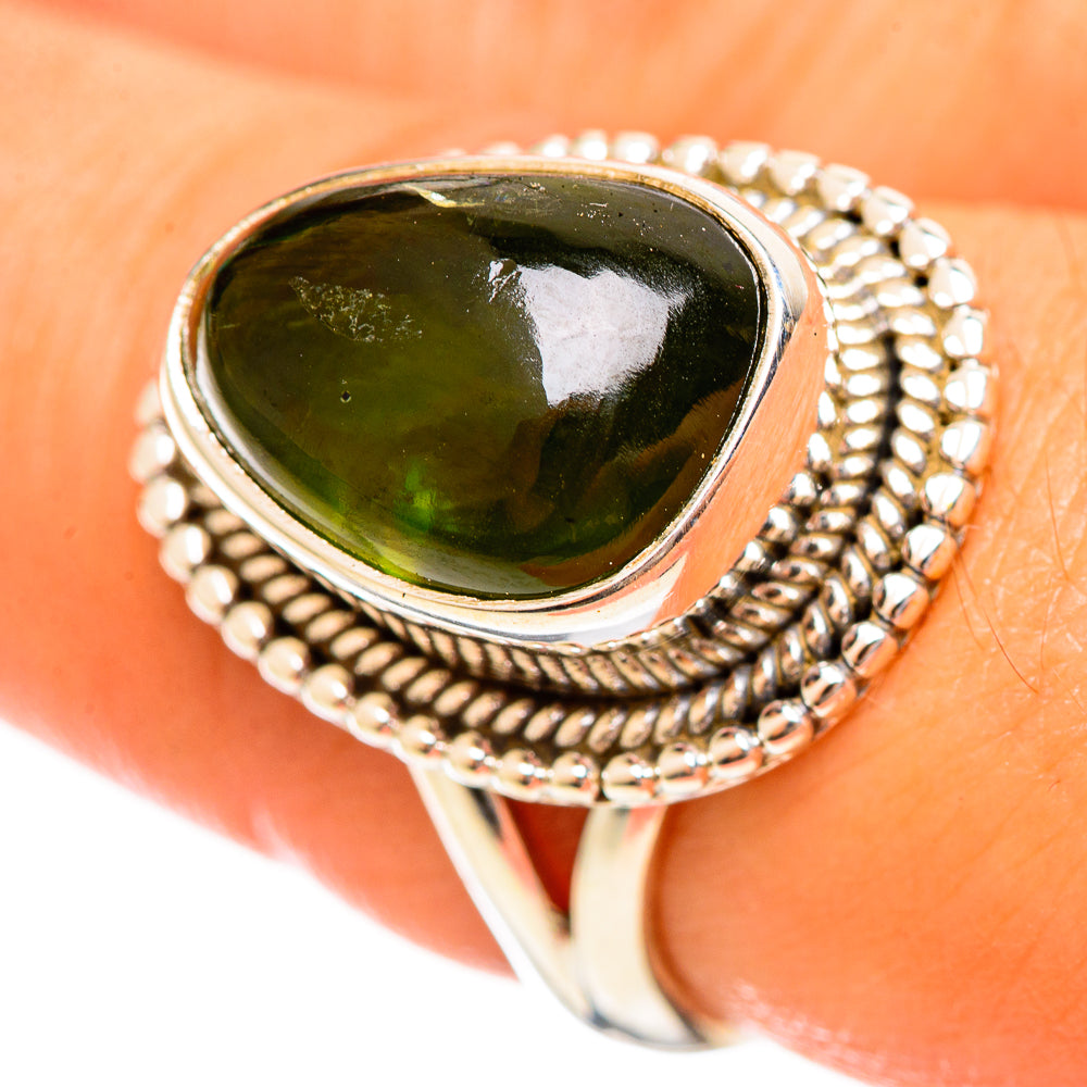 Peridot Rings handcrafted by Anasilvercos - RING114627