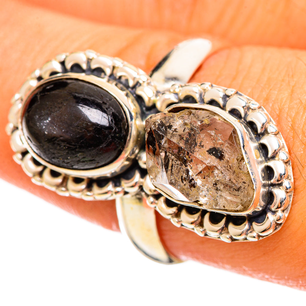 Herkimer Diamond Rings handcrafted by Anasilvercos - RING114634