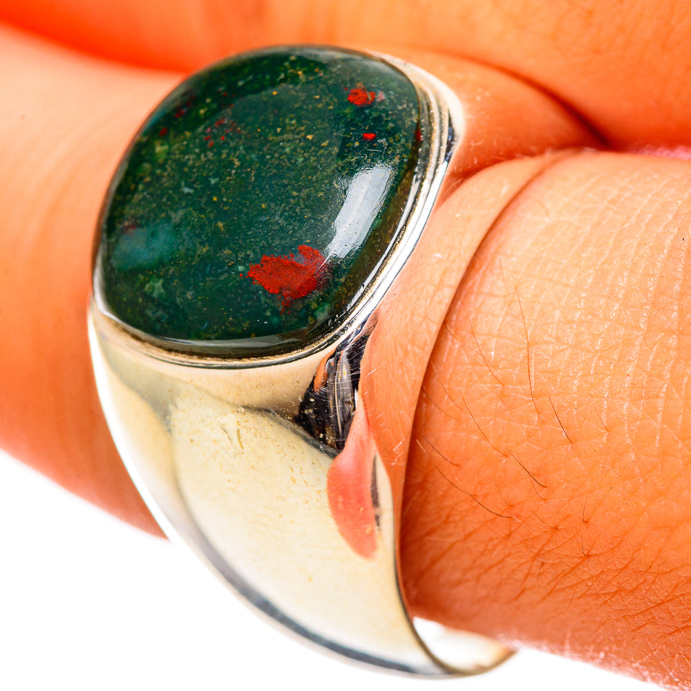 Bloodstone Rings handcrafted by Anasilvercos - RING114641