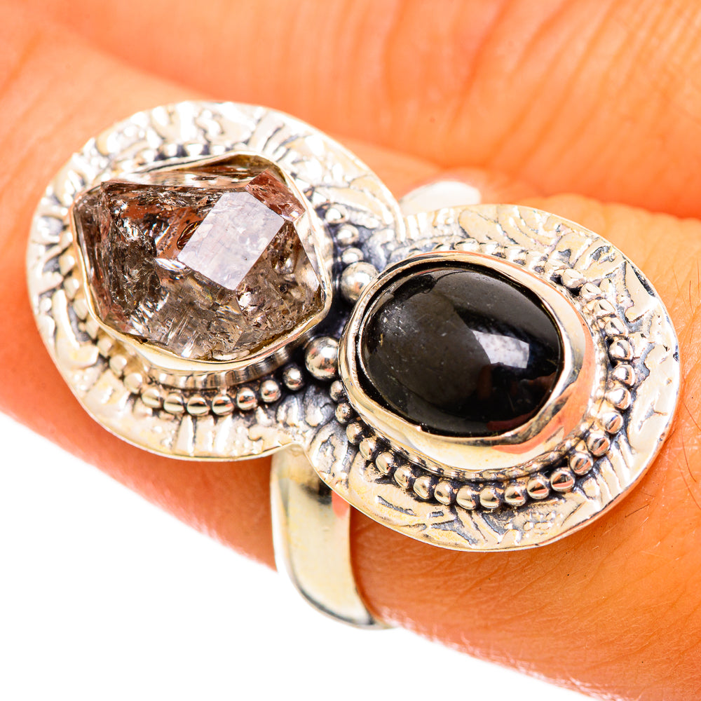 Herkimer Diamond Rings handcrafted by Anasilvercos - RING114646