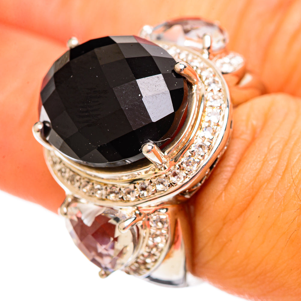 Black Onyx Rings handcrafted by Anasilvercos - RING114648
