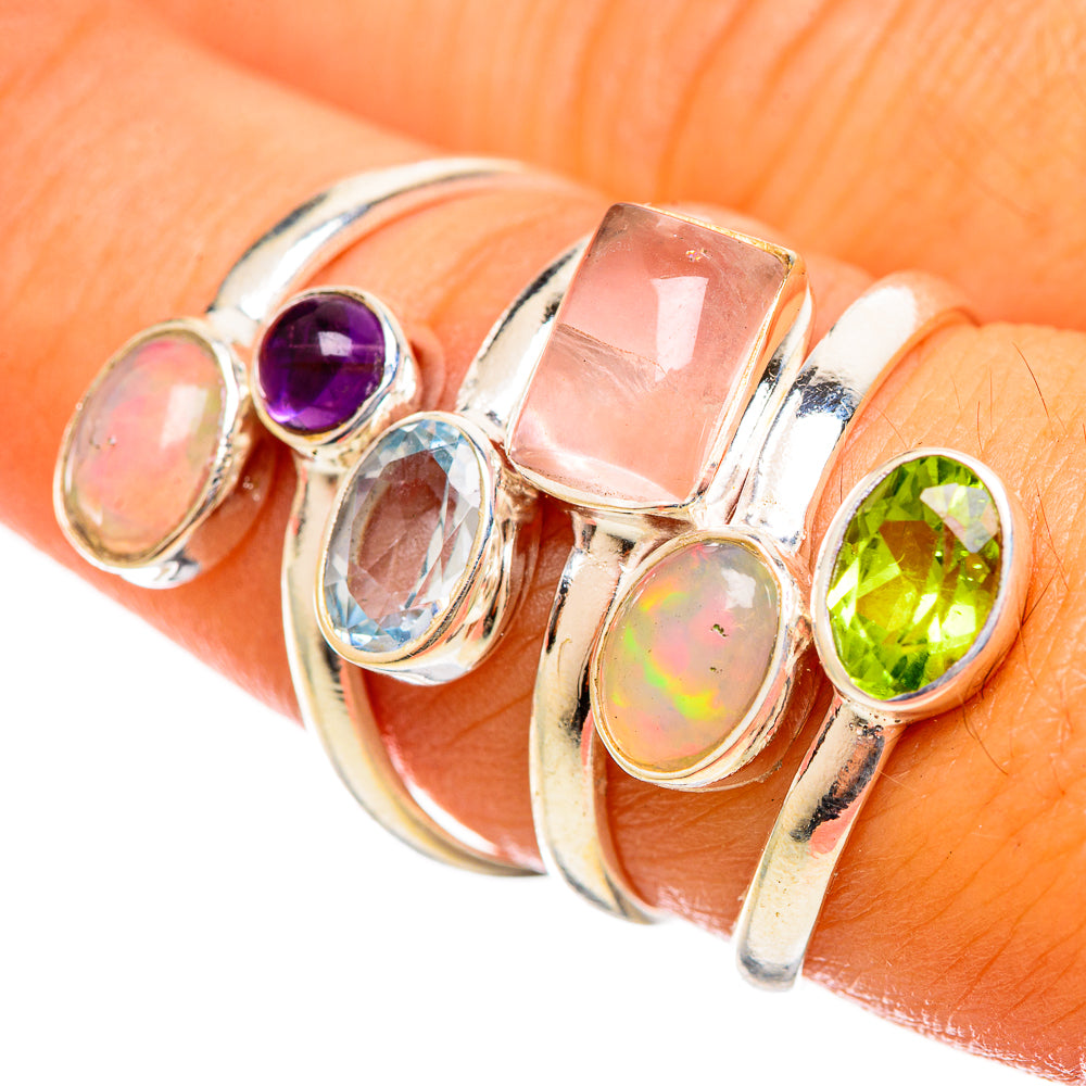 Multi-Stone Rings handcrafted by Anasilvercos - RING114649