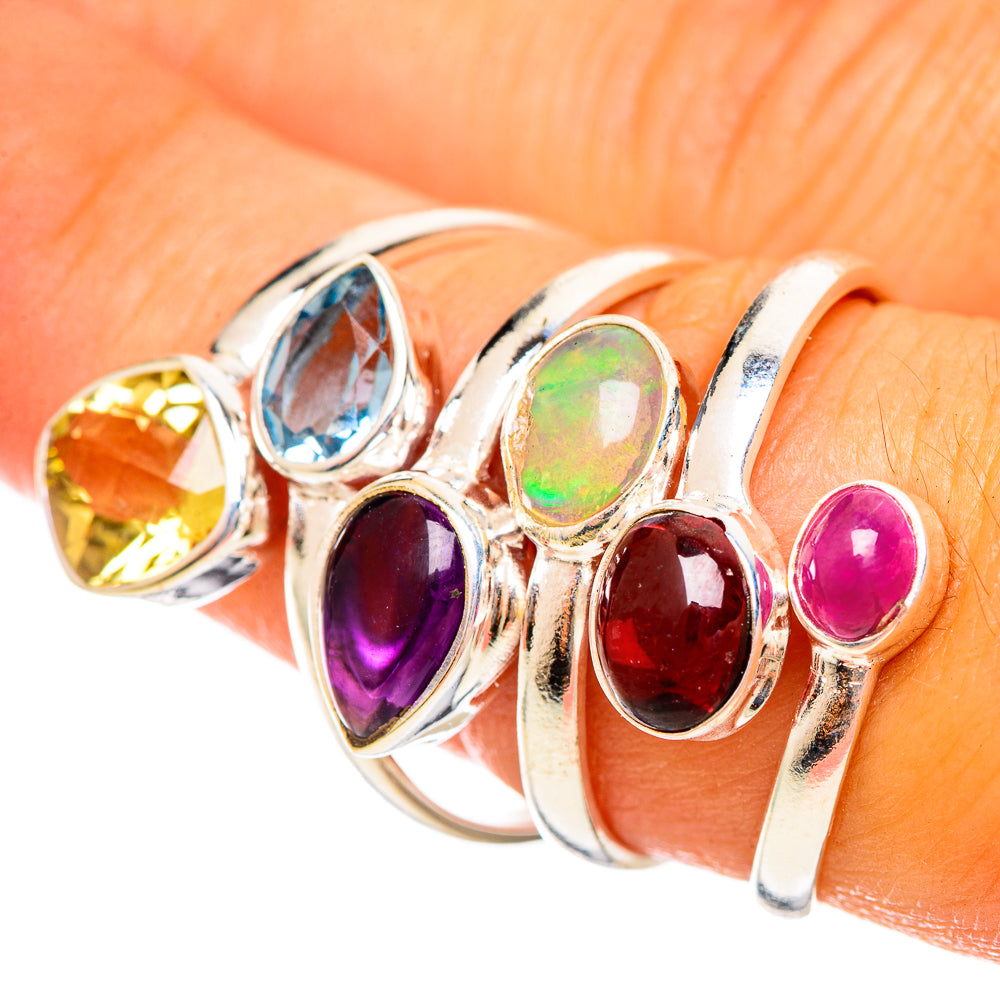 Multi-Stone Rings handcrafted by Anasilvercos - RING114650