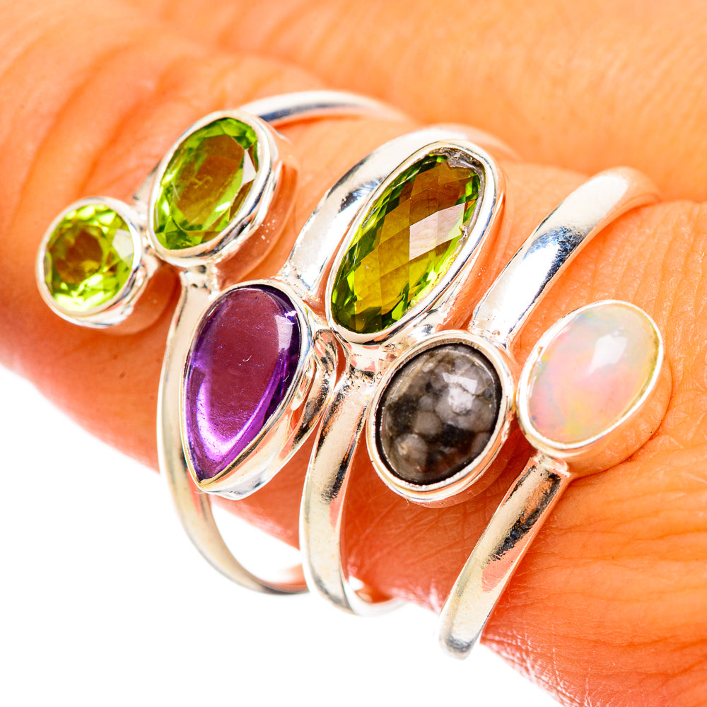 Multi-Stone Rings handcrafted by Anasilvercos - RING114665