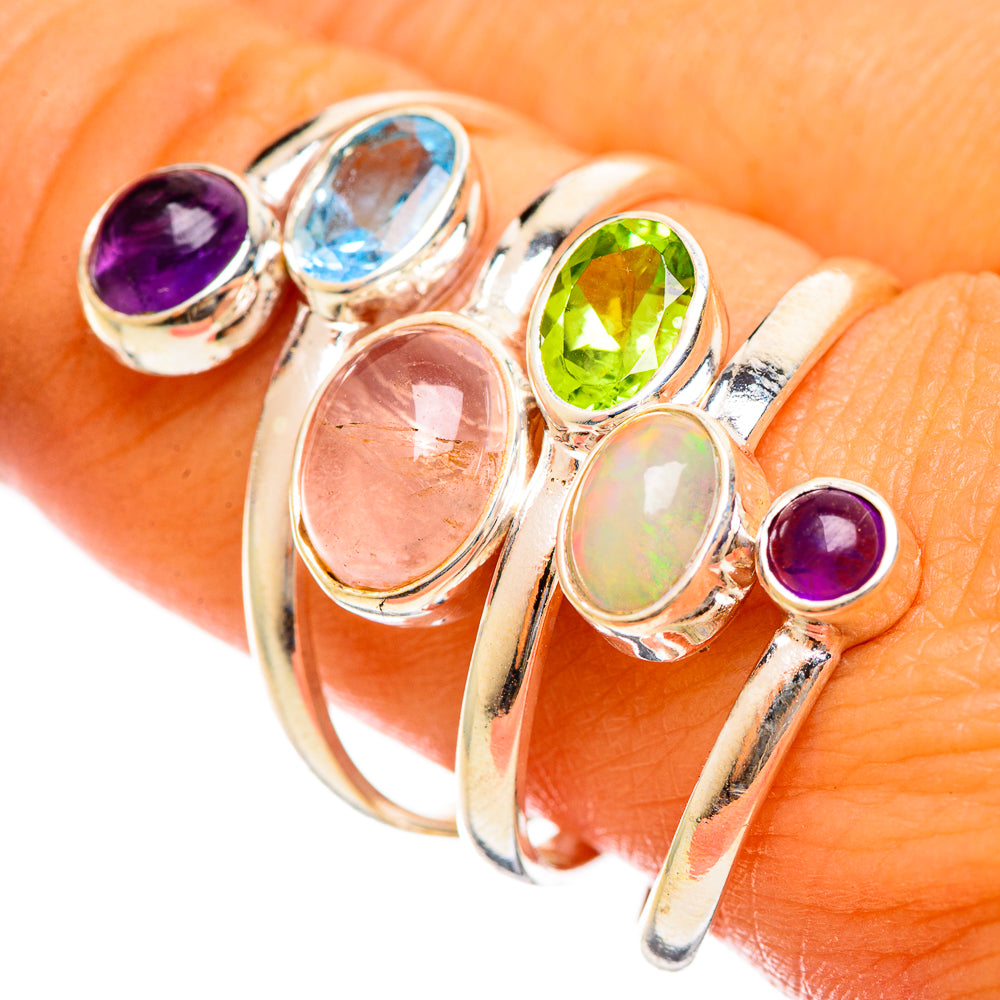 Multi-Stone Rings handcrafted by Anasilvercos - RING114666