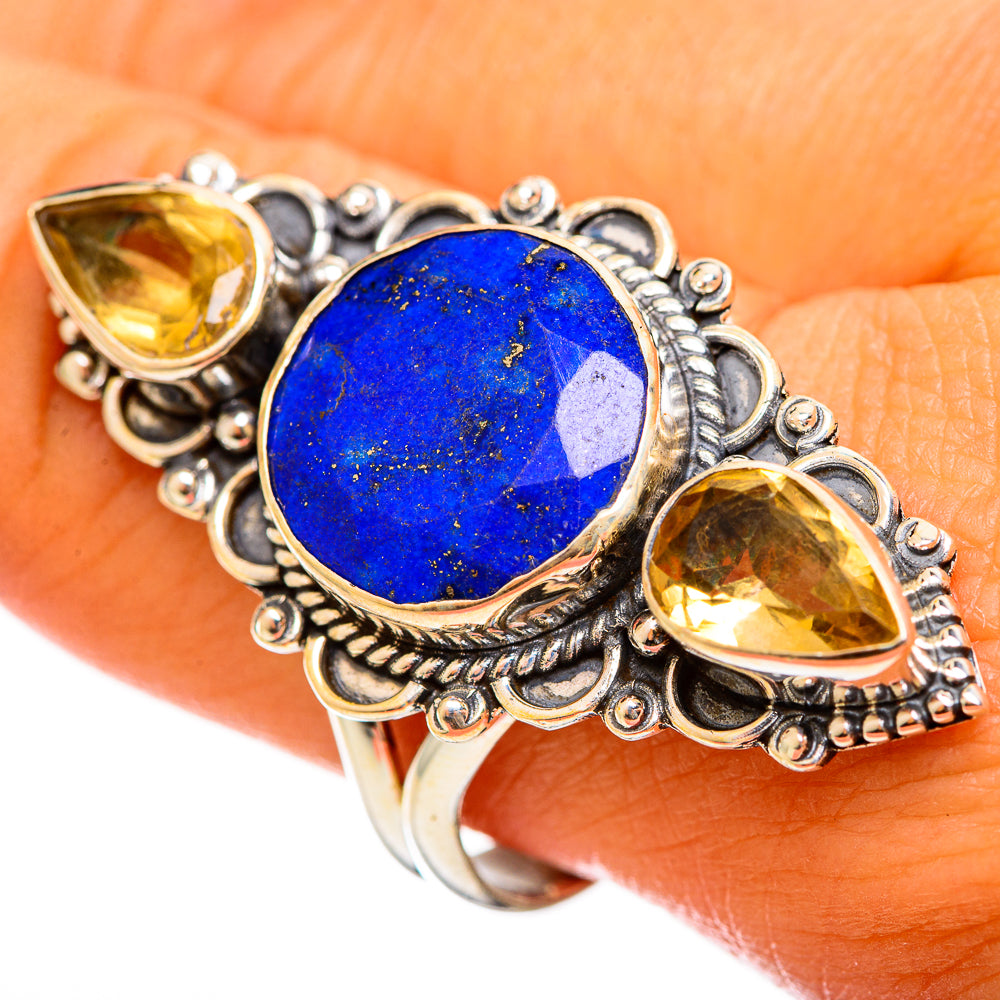 Lapis Lazuli Rings handcrafted by Anasilvercos - RING114668