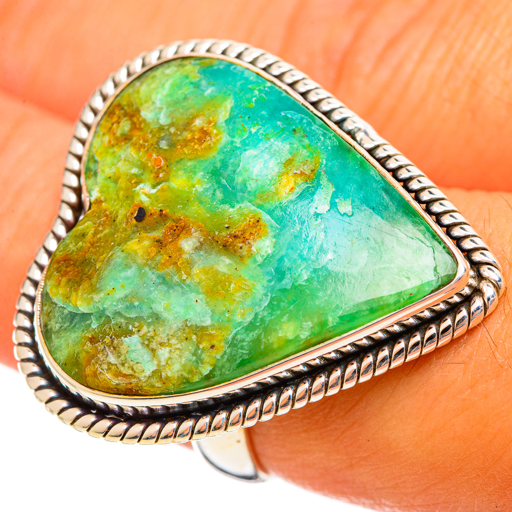 Peruvian Opal Rings handcrafted by Anasilvercos - RING114671