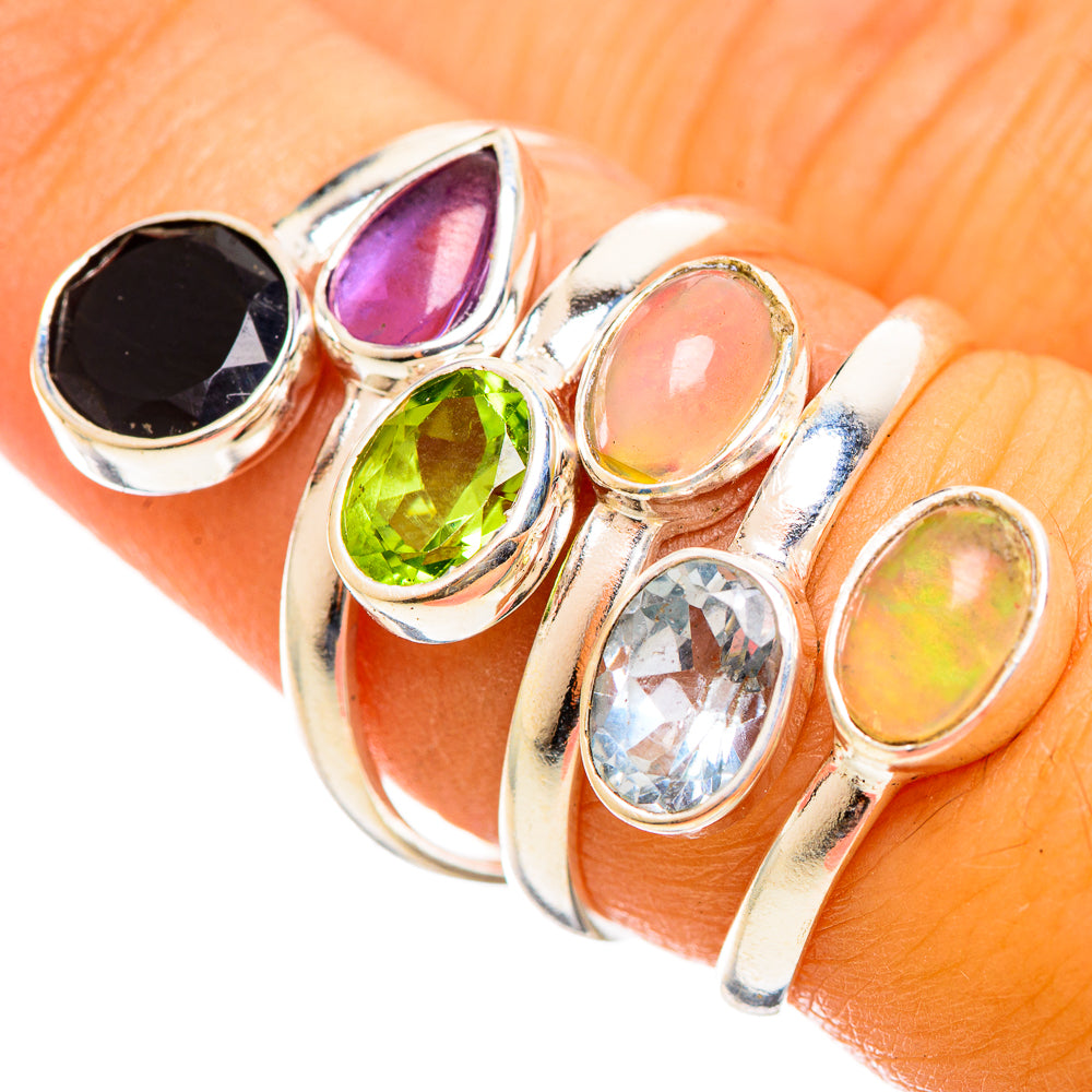 Multi-Stone Rings handcrafted by Anasilvercos - RING114676