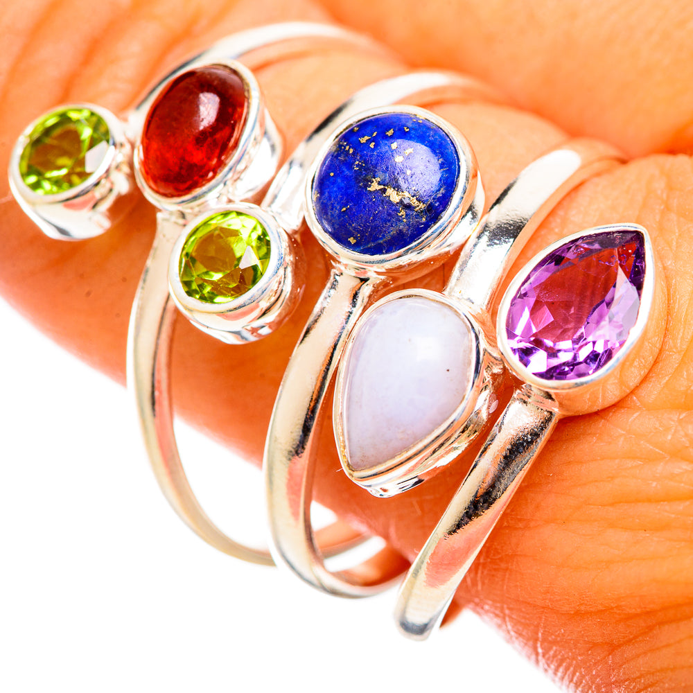 Multi-Stone Rings handcrafted by Anasilvercos - RING114686
