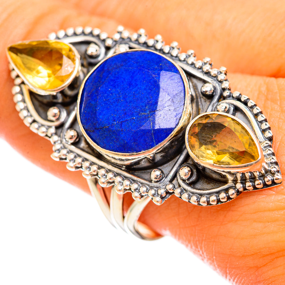 Lapis Lazuli Rings handcrafted by Anasilvercos - RING114690