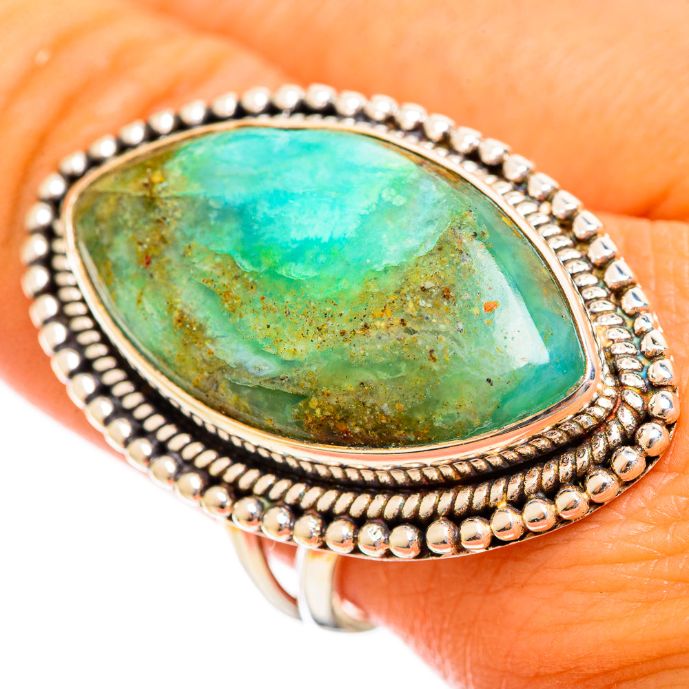 Peruvian Opal Rings handcrafted by Anasilvercos - RING114693