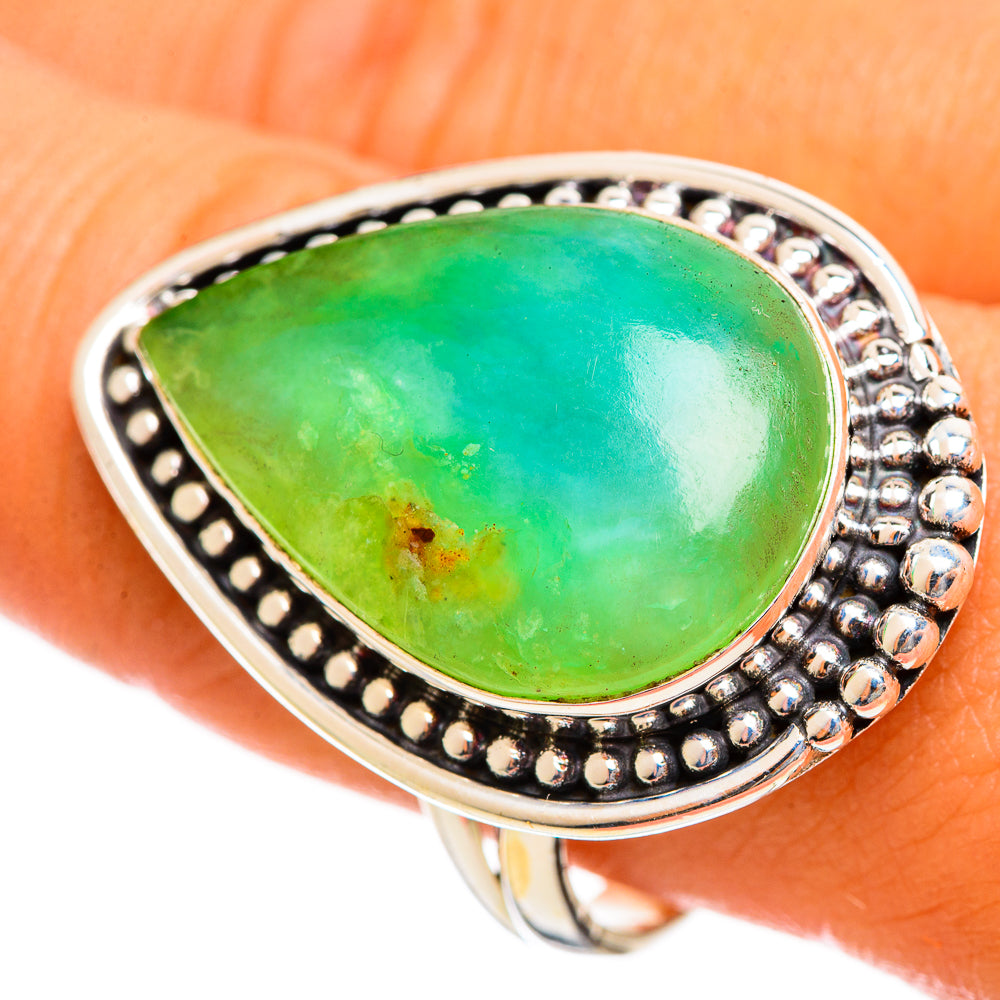 Peruvian Opal Rings handcrafted by Anasilvercos - RING114695
