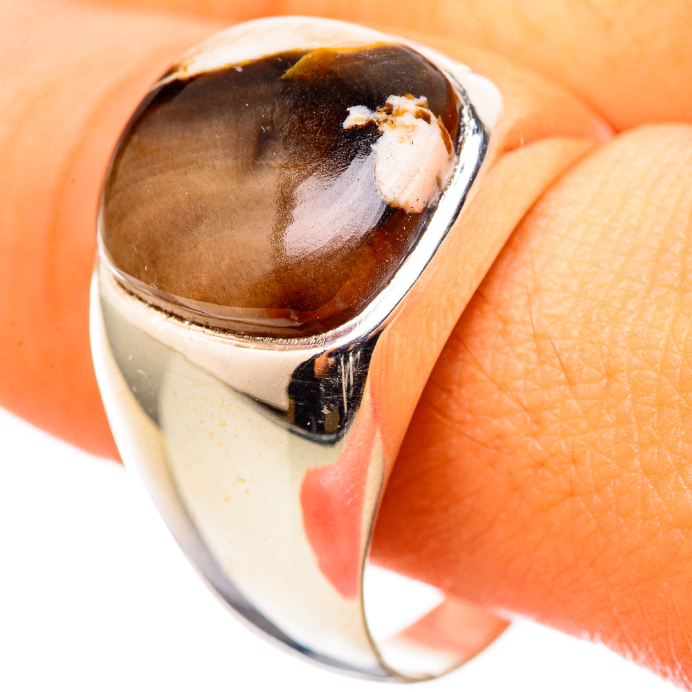 Peanut Wood Jasper Rings handcrafted by Anasilvercos - RING114702