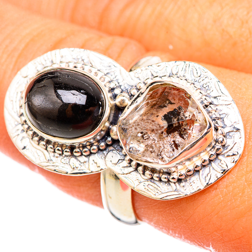 Herkimer Diamond Rings handcrafted by Anasilvercos - RING114715