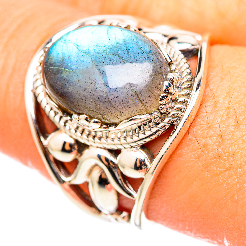 Labradorite Rings handcrafted by Anasilvercos - RING114724