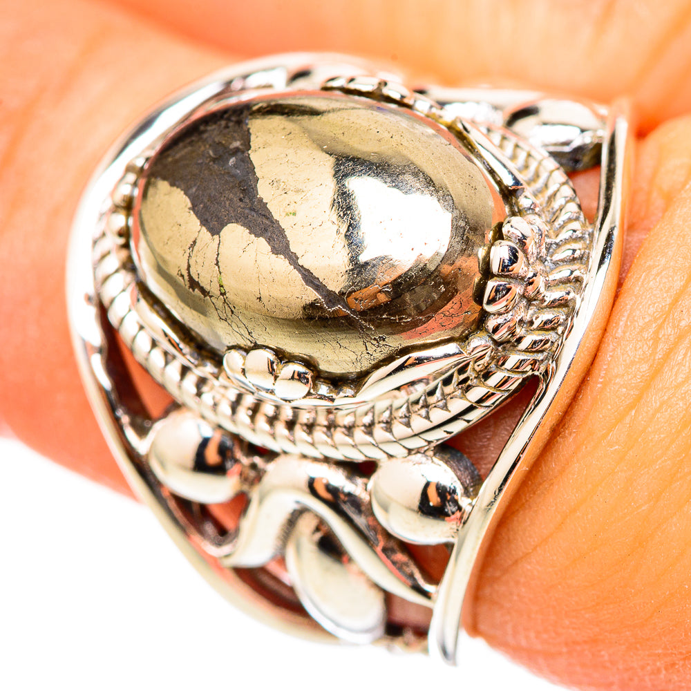 Pyrite Rings handcrafted by Anasilvercos - RING114739
