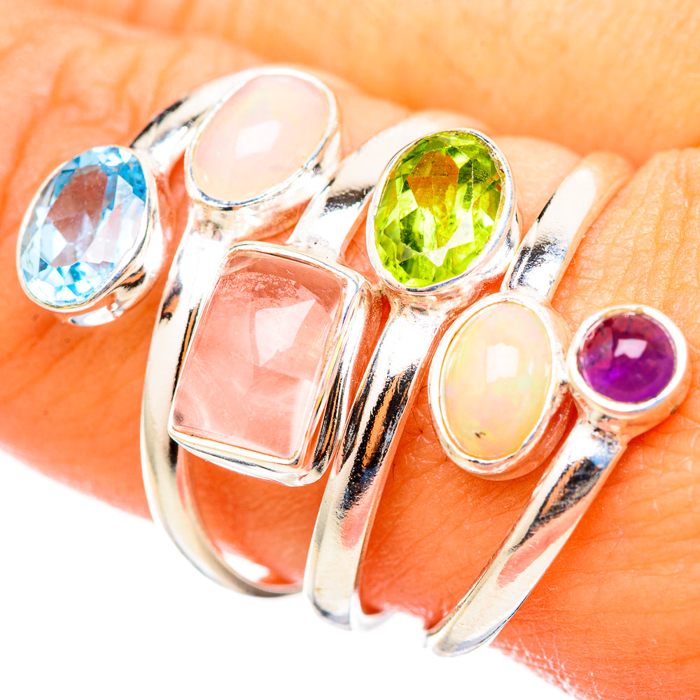 Multi-Stone Rings handcrafted by Anasilvercos - RING114744