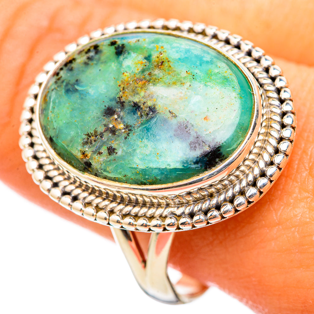 Peruvian Opal Rings handcrafted by Anasilvercos - RING114752