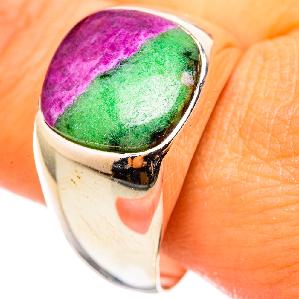 Ruby Zoisite Rings handcrafted by Anasilvercos - RING114767