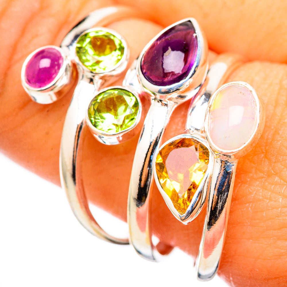 Multi-Stone Rings handcrafted by Anasilvercos - RING114768