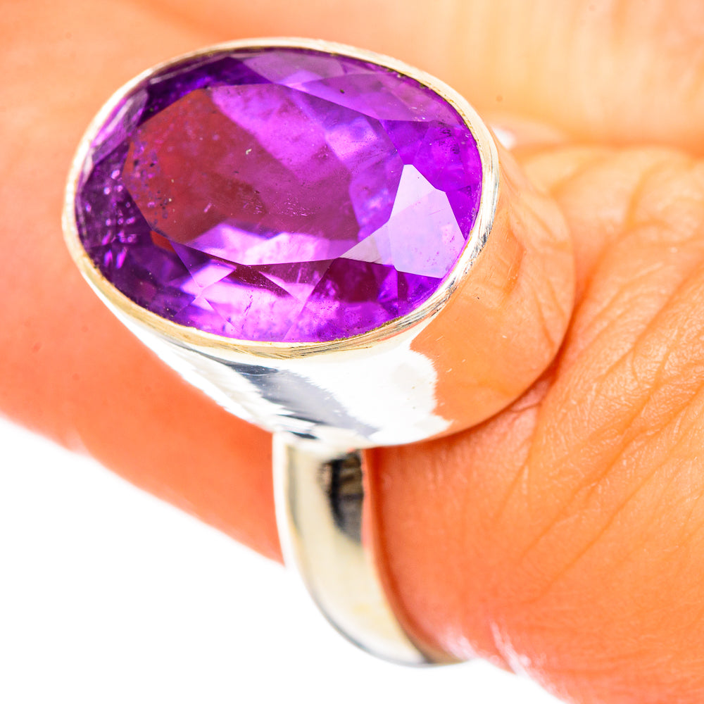 Amethyst Rings handcrafted by Anasilvercos - RING114784