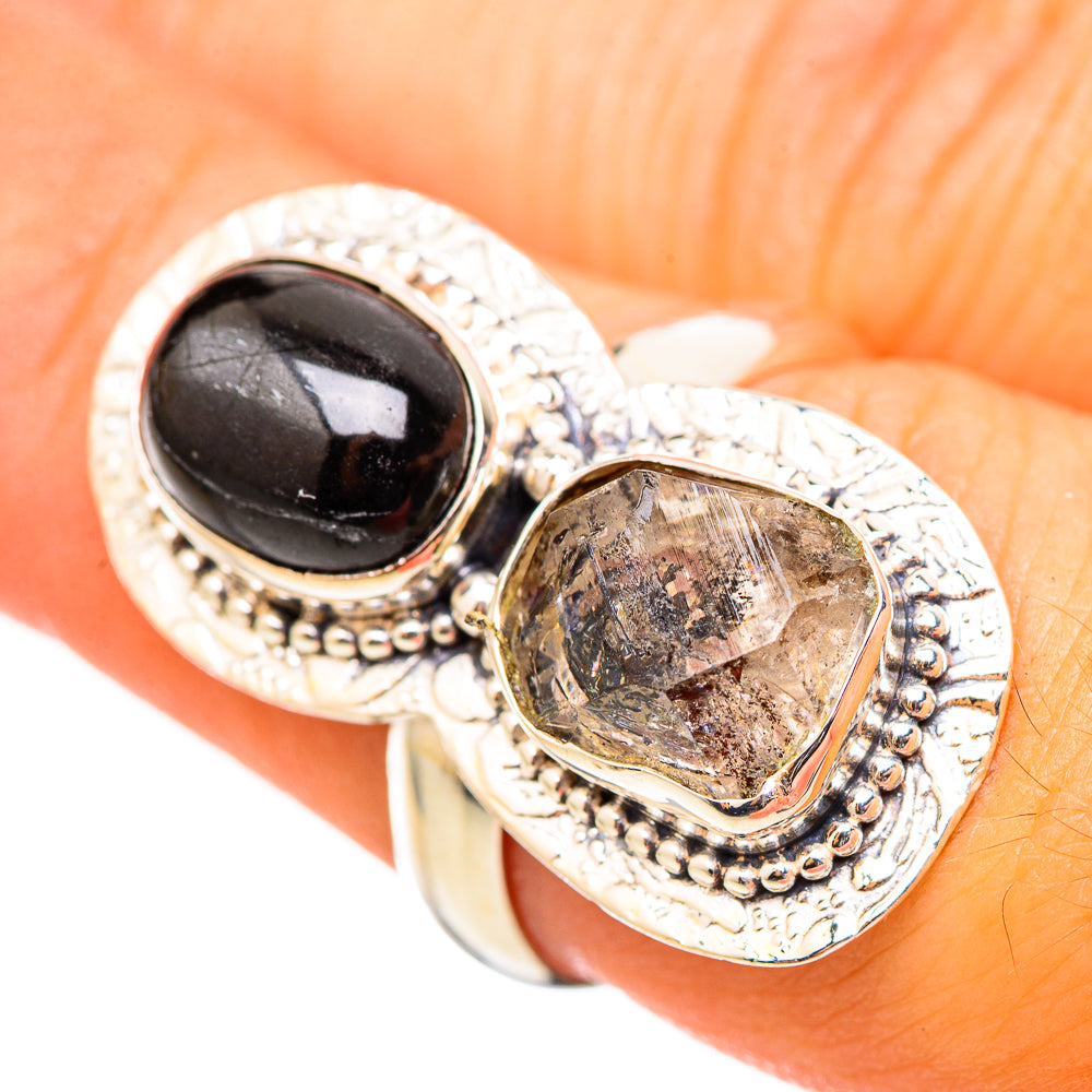 Herkimer Diamond Rings handcrafted by Anasilvercos - RING114787