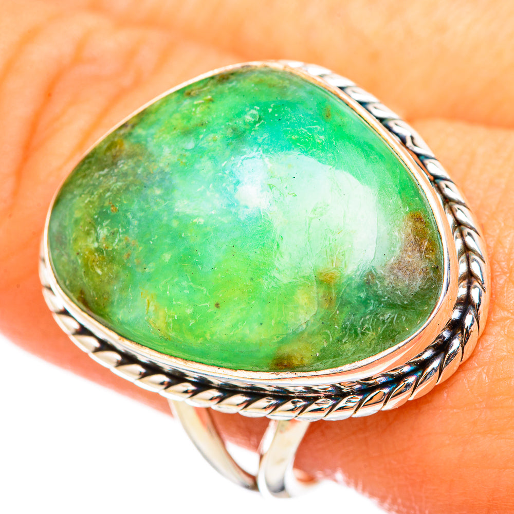 Peruvian Opal Rings handcrafted by Anasilvercos - RING114798