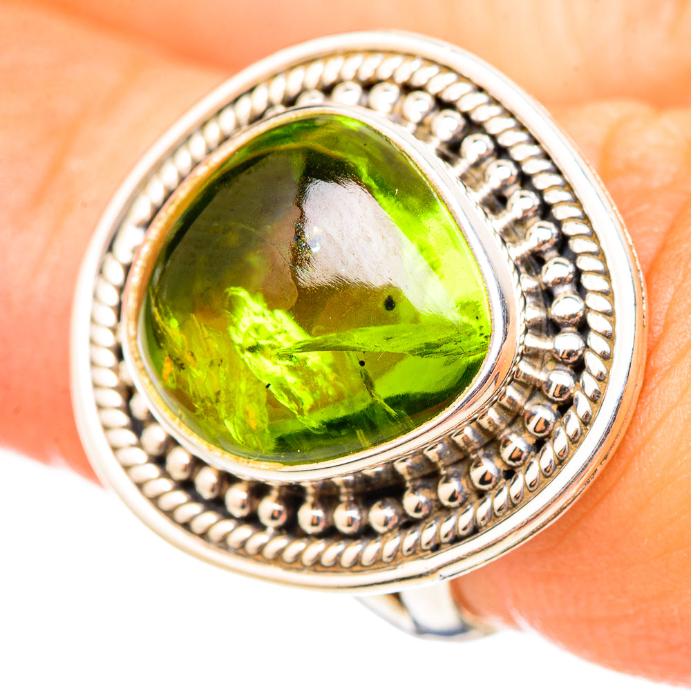 Peridot Rings handcrafted by Anasilvercos - RING114799