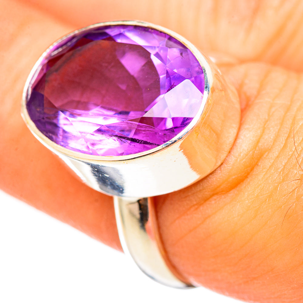 Amethyst Rings handcrafted by Anasilvercos - RING114807