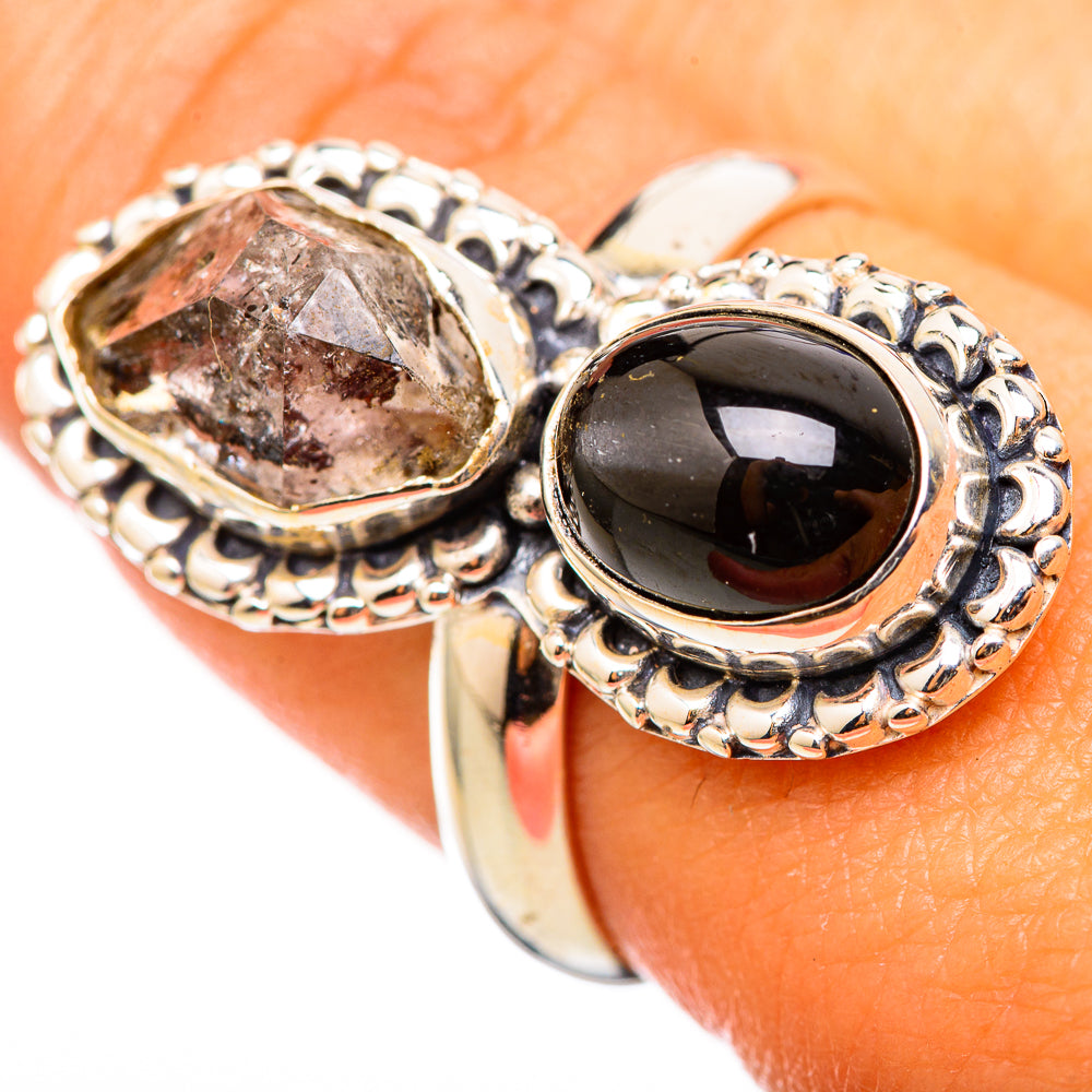 Herkimer Diamond Rings handcrafted by Anasilvercos - RING114809