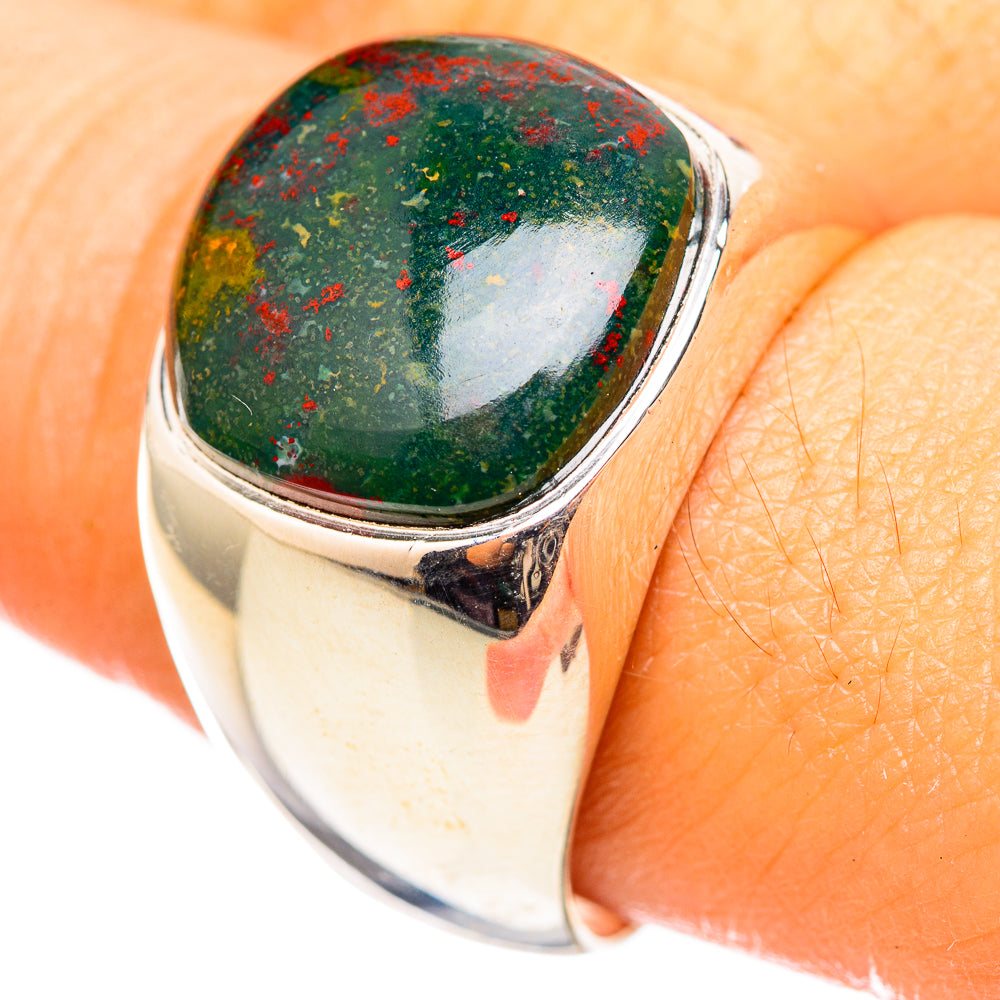 Bloodstone Rings handcrafted by Anasilvercos - RING114821