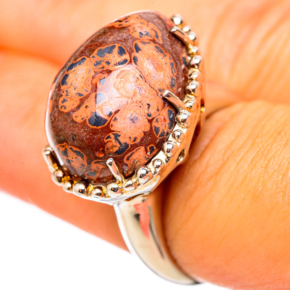 Poppy Jasper Rings handcrafted by Anasilvercos - RING114827