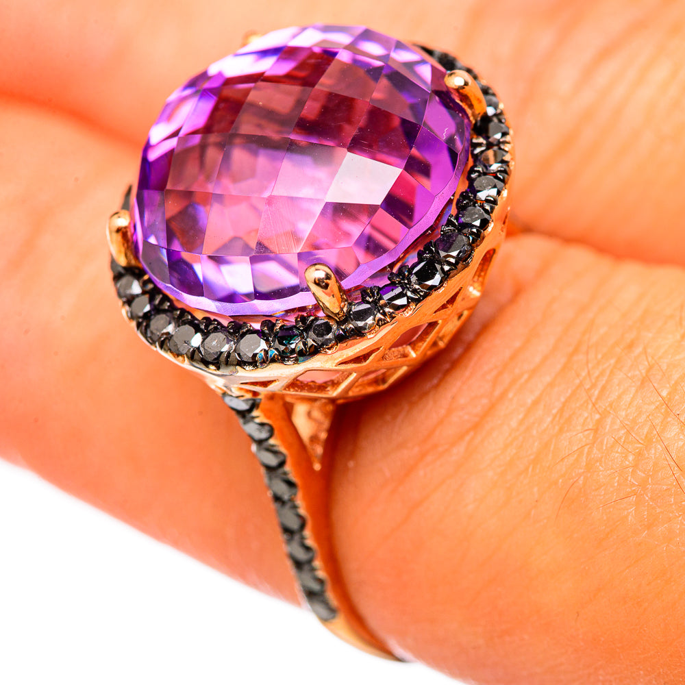 Amethyst Rings handcrafted by Anasilvercos - RING114831