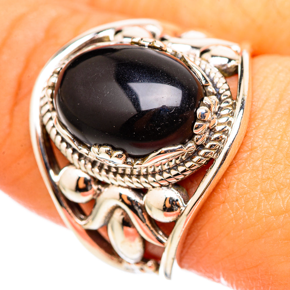 Black Onyx Rings handcrafted by Anasilvercos - RING114857