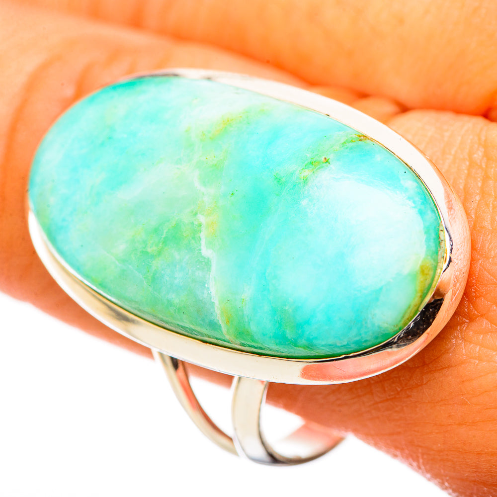 Peruvian Opal Rings handcrafted by Anasilvercos - RING114901