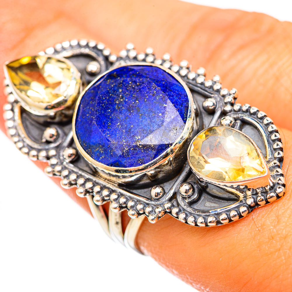 Lapis Lazuli Rings handcrafted by Anasilvercos - RING114903