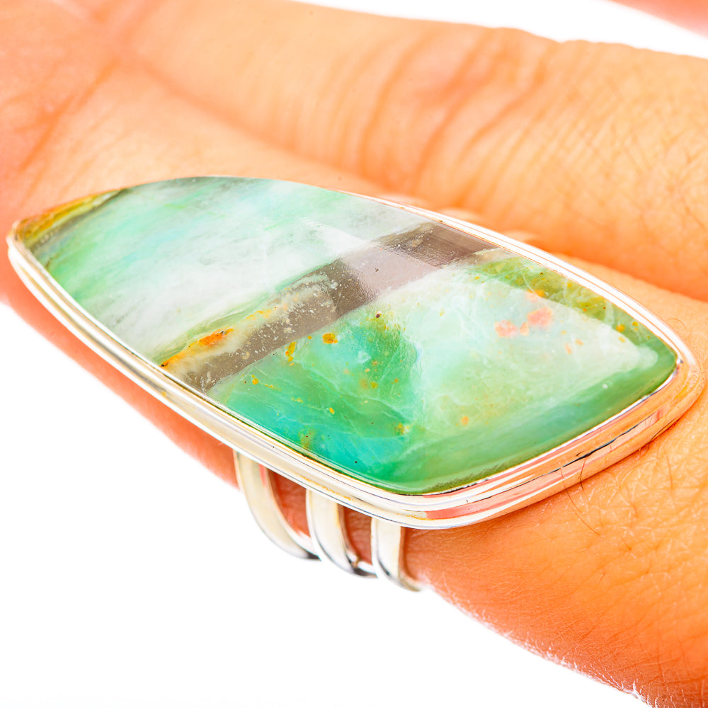 Peruvian Opal Rings handcrafted by Anasilvercos - RING114910