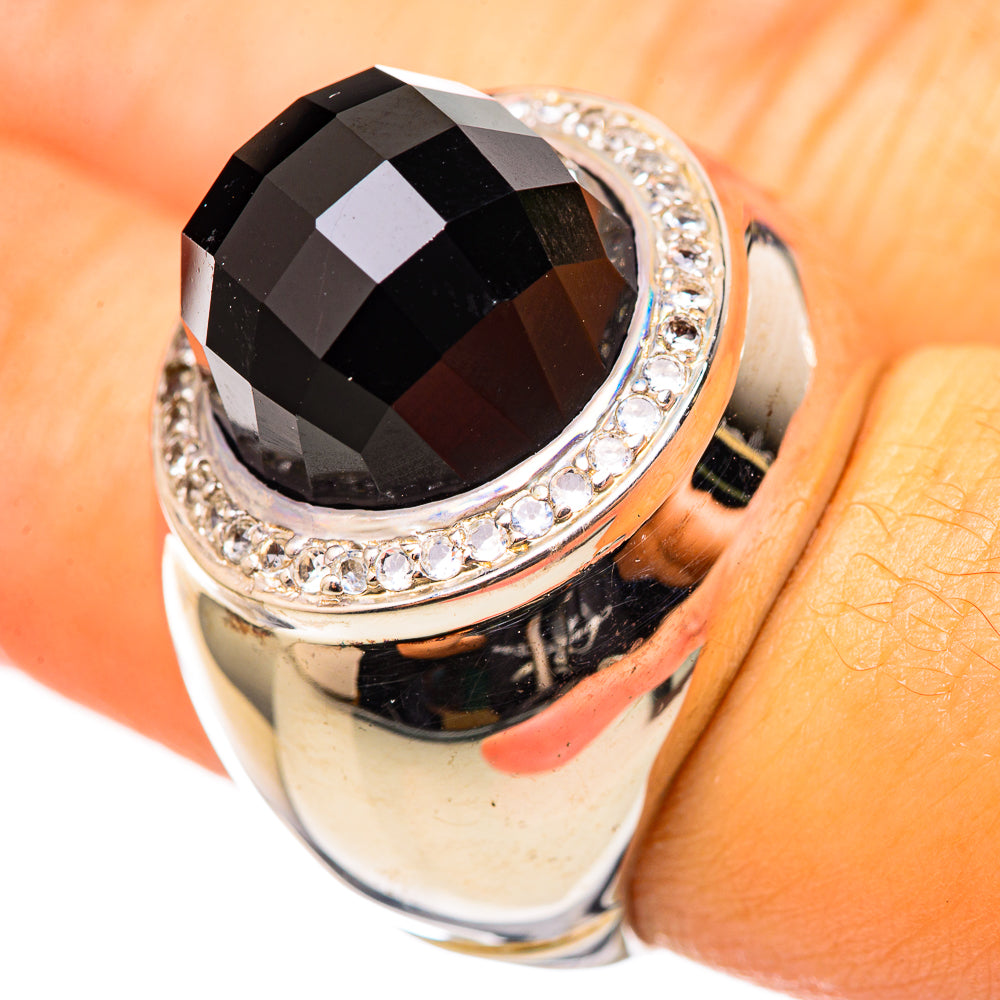 Black Onyx Rings handcrafted by Anasilvercos - RING114915
