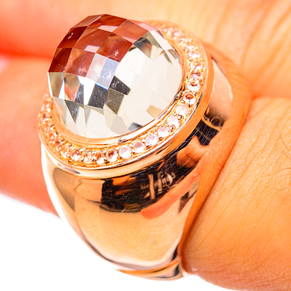 White Quartz Rings handcrafted by Anasilvercos - RING114918