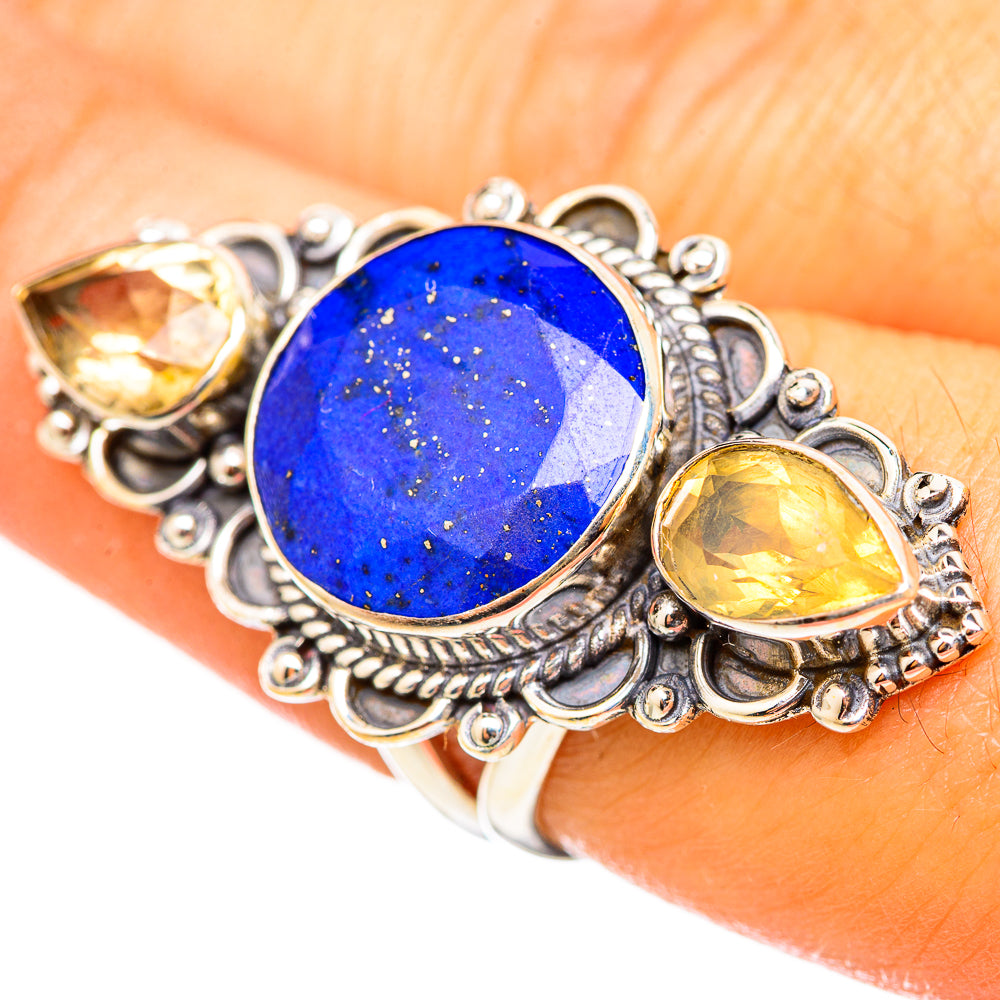 Lapis Lazuli Rings handcrafted by Anasilvercos - RING114925