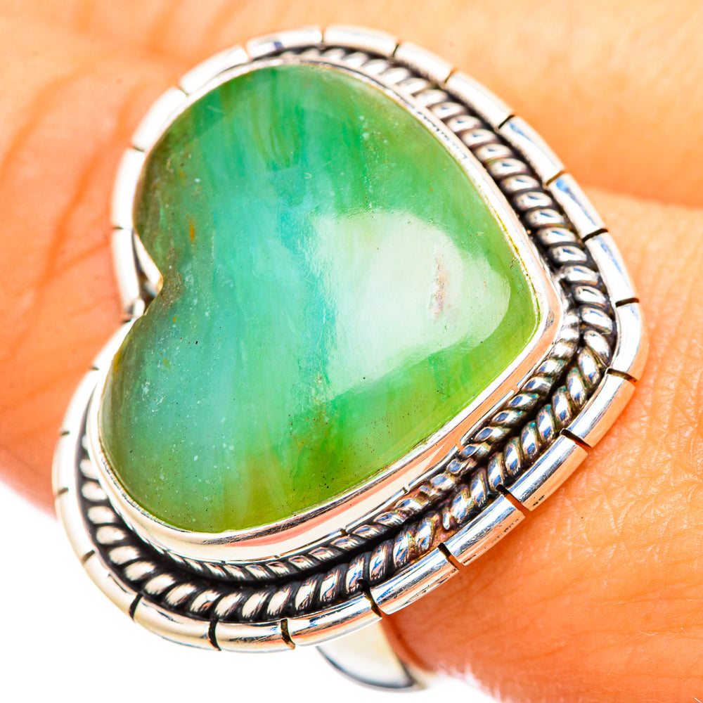 Peruvian Opal Rings handcrafted by Anasilvercos - RING114928