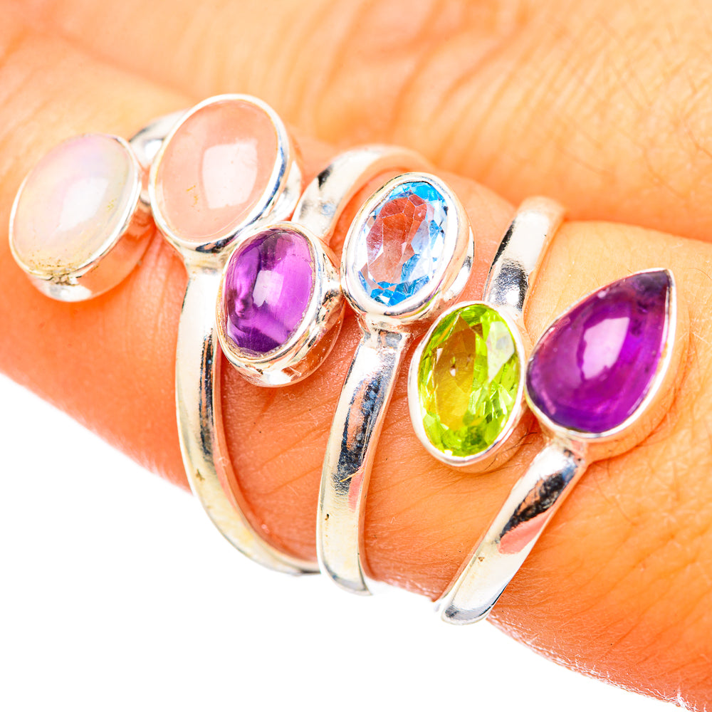 Multi-Stone Rings handcrafted by Anasilvercos - RING114933